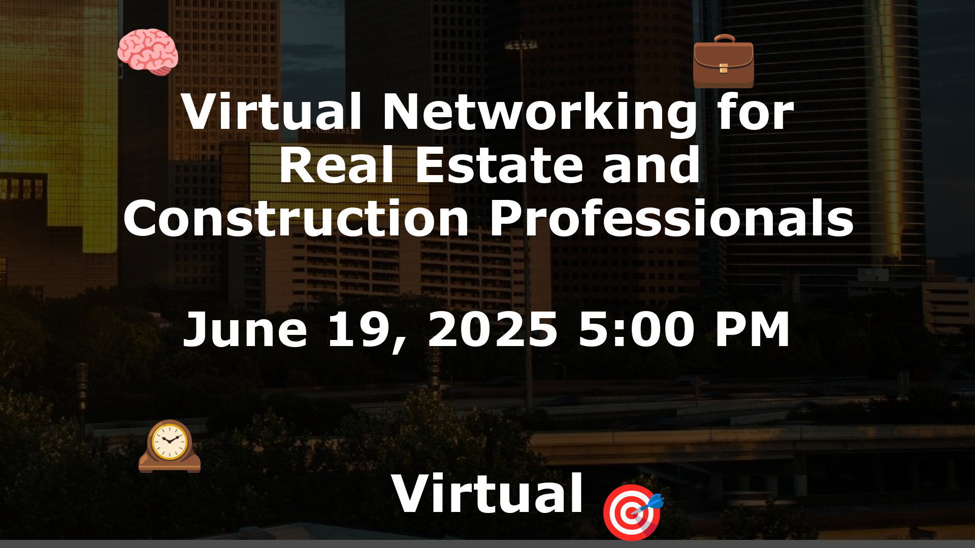 Virtual Networking for Real Estate and Construction Professionals event image